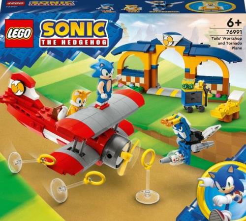 LEGO Sonic 76991 Tails‘ Tornadoflieger mit Werkstatt