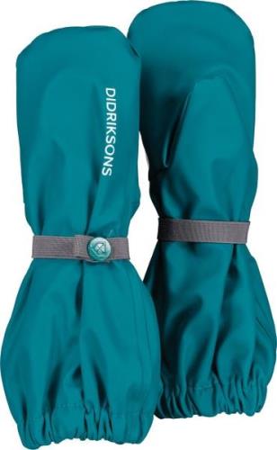 Didriksons Pileglove Gefütterte Regenhandschuhe, Petrol Green, 2 Jahre