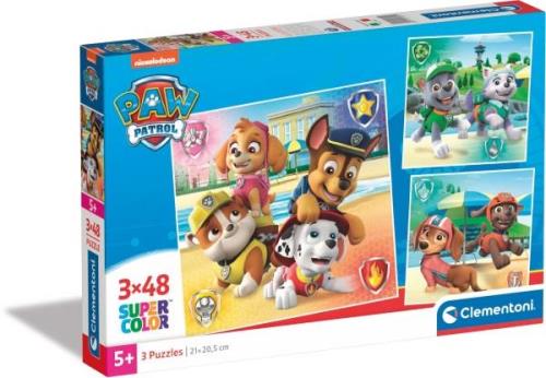 Clementoni Paw Patrol Puzzles 3x48 Teile