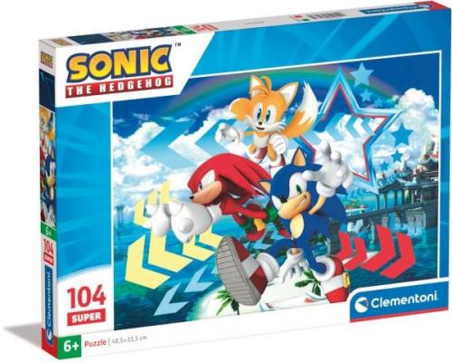 Clementoni Sonic Puzzle 104 Teile