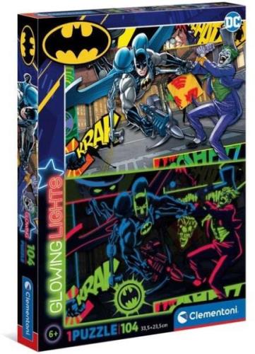 Clementoni Batman Glowing Lights Puzzle 104 Teile