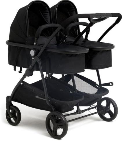 Beemoo Move Twin 2-in-1 Geschwisterwagen, Black