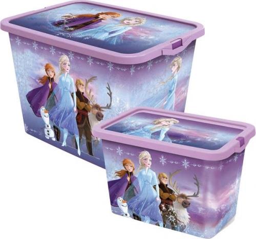 Disney Die Eiskönigin Aufbewahrungsboxen Set 23l &  7l, Lila