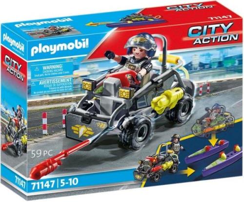 Playmobil 71147 City Action Baukasten SWAT-Multi-Terrain-Quad