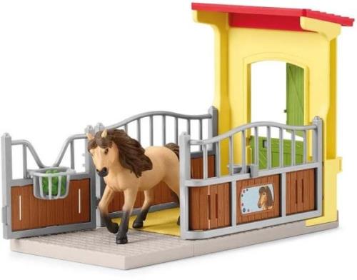 Schleich 42609 Ponybox mit Islandpferd Hengst