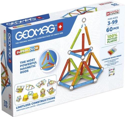 Geomag Supercolor Baukasten 60 Teile