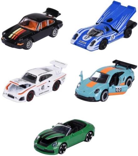 Majorette Porsche Autos 5er-Pack