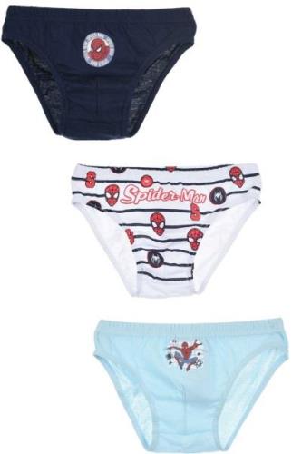 Spiderman Boxershorts 3er-Pack, Navy/Blue/White, 6-8 Jahre