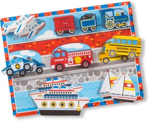 Melissa &  Doug Puzzle Autos 9 Teile