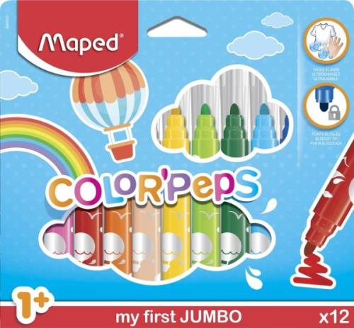 Maped Filzstifte Jumbo 12er-Pack