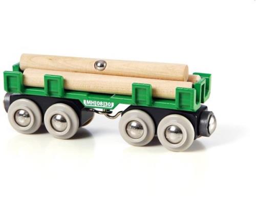 BRIO Langholzwagen mit Holzladung