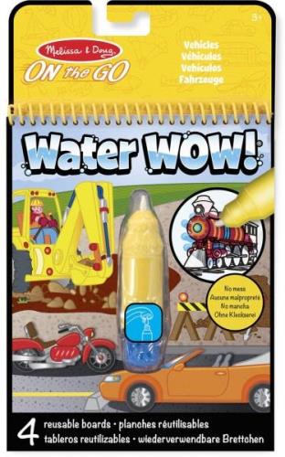 Melissa &  Doug Water Wow! Malbuch Fahrzeuge