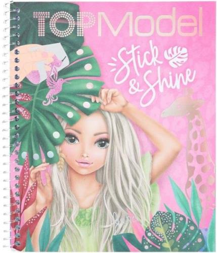 TOPModel Stick &  Shine Malbuch