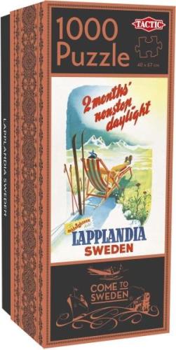 Tactic Puzzle Come to Sweden: Lapplandia, Sweden 1000 Teile