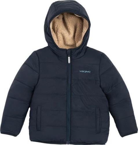 Viking Playtime Wendbare Fleecejacke, Navy, 134