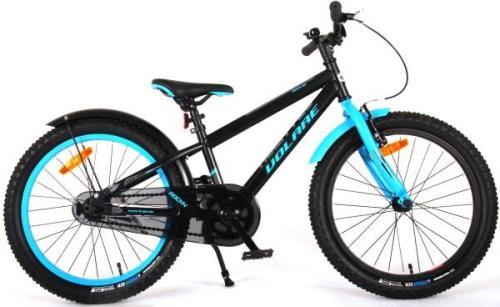 Volare Rocky Kinderfahrrad 20 Zoll, Blau/Schwarz