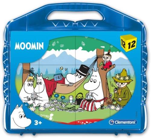 Clementoni Mumin Würfelpuzzle 12 Teile