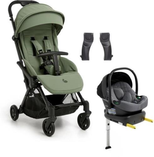 Beemoo Easy Fly Lux 4 Buggy inkl. Route i-Size Babyschale &  Basis, Se...