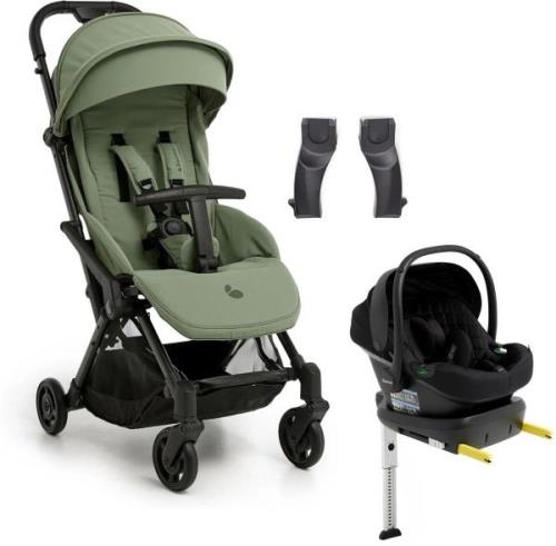 Beemoo Easy Fly Lux 4 Buggy inkl. Route i-Size Babyschale &  Basis, Se...