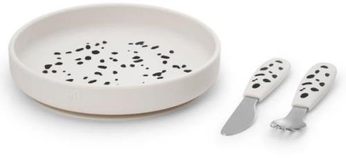 Elodie Teller Set Silikon, Dalmatian Dots