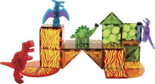 Magna-Tiles Dino World Bausatz 40 Teile