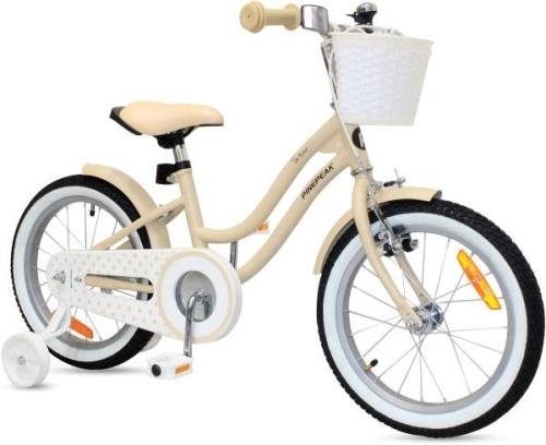 Pinepeak Star Kinderfahrrad 16 Zoll, Beige