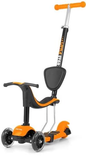 Milly Mally Little Star Rutschfahrzeug/Scooter 3-in-1, Orange