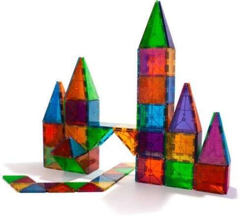 Magna-Tiles Clear Colours Bausatz 100 Teile