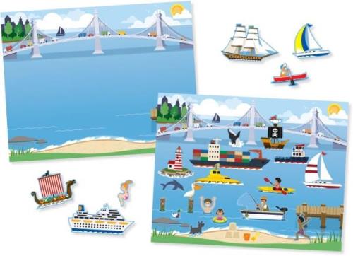 Melissa &  Doug Wiederverwendbares Stickerbuch Fahrzeug