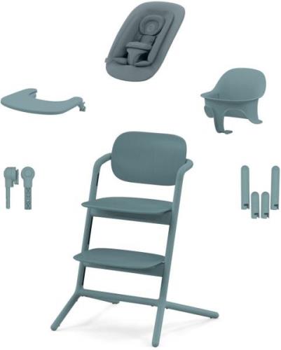 Cybex Lemo 4-in-1 Hochstuhl Inkl. Babywippe, Babyset Und Tablett, Ston...