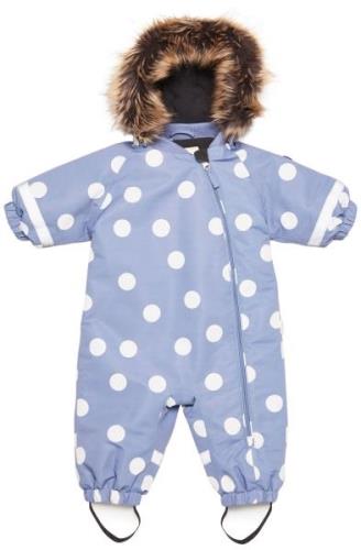 Petite Chérie Atelier Amour Babyoverall, Dots Country Blue, 92