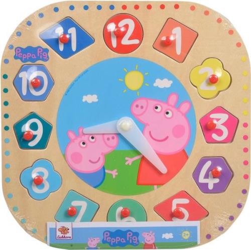 Peppa Wutz Puzzle Uhr, 25 cm