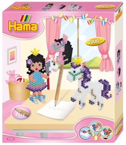 Hama Perlen Geschenkverpackung Pony, 2000 Stück