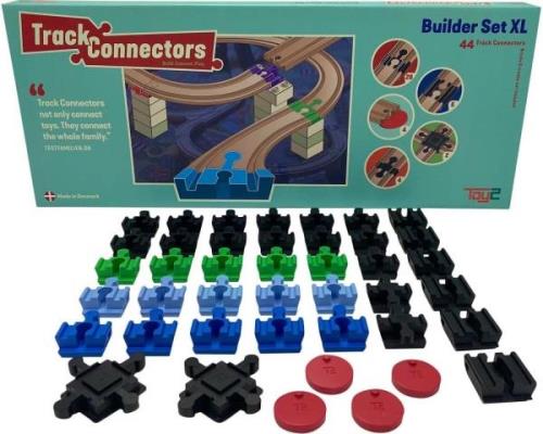 TOY2 Track Connector Builder Set XL Verbindungen, Mehrfarbig