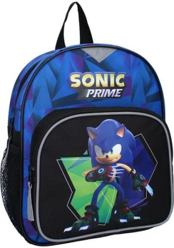 Sonic The Hedgehog Time Kinder Rucksack 5L, Schwarz