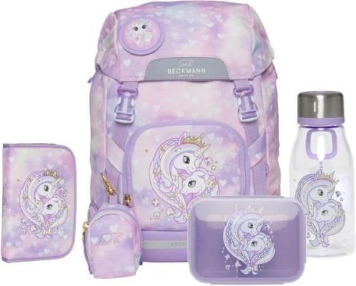 Beckmann Classic Kinder Rucksack 22L inkl. Zubehör, Unicorn Princess P...