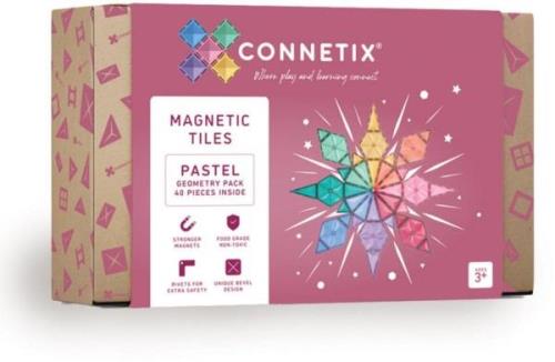 Connetix Bausatz Pastel Geometry Pack 40 Teile