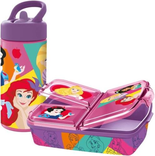 Disney Prinzessinnen Brotdose &  Flasche, Rosa