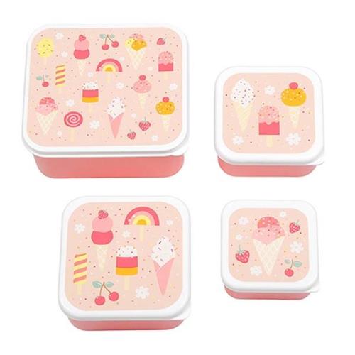 A Little Lovely Company Lunchbox-Set, Eis