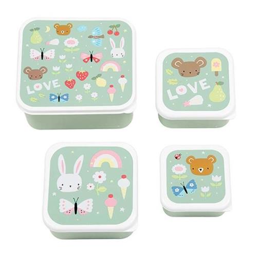 A Little Lovely Company Lunchbox-Set, Joy