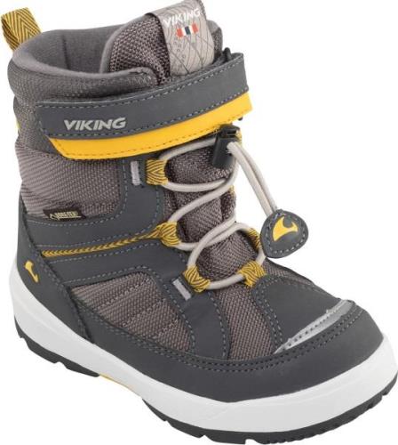 Viking Playtime GTX Winterstiefel, Grau/Gelb 31