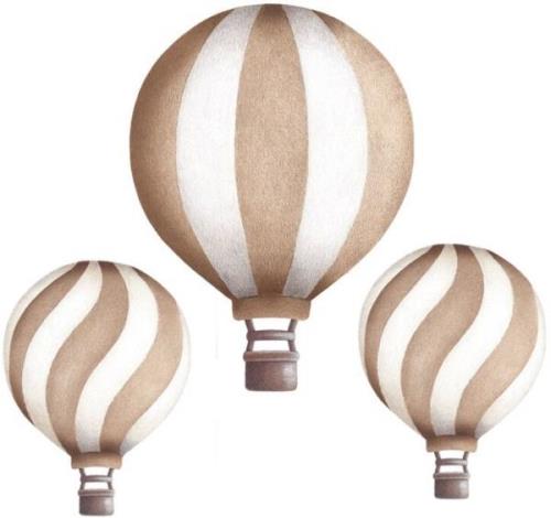 Stickstay Vintage Balloon Set Wandsticker, Brown Soil