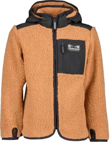 Didriksons Exa Fleecejacke, Almond Brown, 110