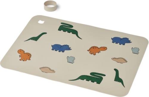 LIEWOOD Jude Tischset mit Print, Dinosaurs/Mist