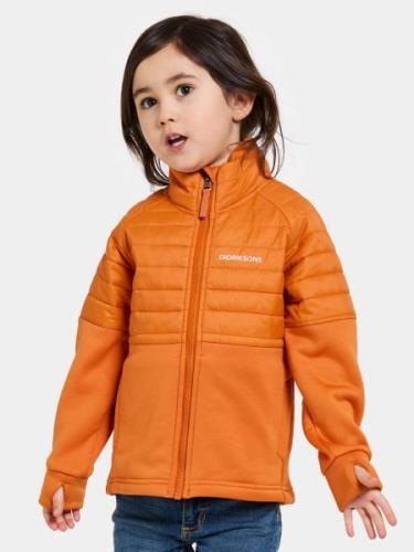 Didriksons Filur Hybridjacke, Orange Jam, 120