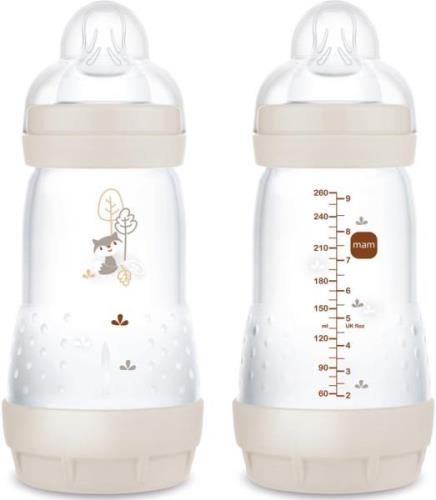 MAM Easy Start Babyflasche Anti-Kolik 260 ml 2er-Pack, Neutral