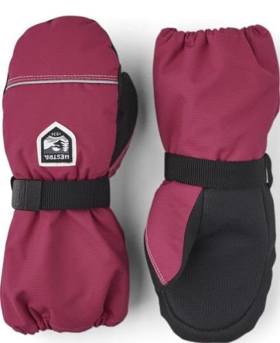 Hestra Kid's Wool Terry Fäustlinge, Fuchsia, 1