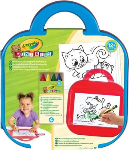 Crayola Mini Kids Malen und Radieren Zeichenmatte