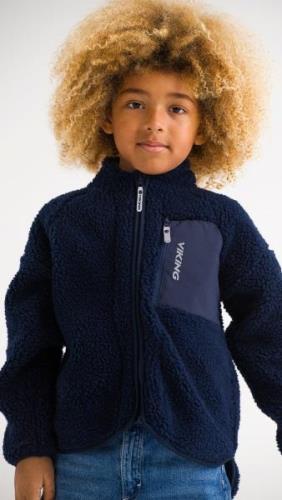 Viking Playtime Fleecejacke, Marineblau, 134