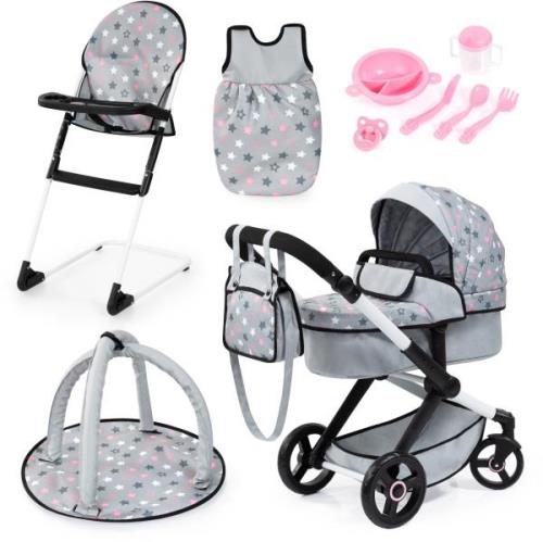 Bayer Design Combi Puppenwagen Xeo Set, Grey